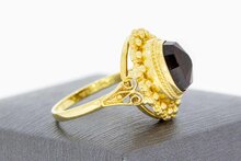 Vintage 14 Karat Gold Granat Damenring - 18,1 mm