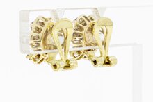 Edelstein Ohrclips Damen 585 Gold - 1,2 cm