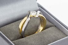 585 Gold Damen Diamant Ring - 17,1 mm