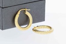 Damen 585 Gelbgold Ohrringe - 1,8 cm