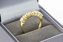 Zirkonia Damenring 14 Karat Gold - 17,5 mm