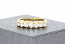 Zirkonia Damenring 14 Karat Gold - 17,5 mm