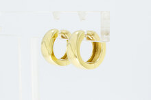 14 Karat Gold Damen Kreolen  - 1, 4 cm