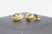 14 Karat Fantasy Gold Ohrstecker - 1 cm
