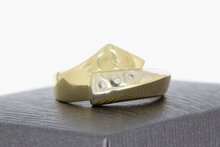 14 Karat Diamant Goldring - 17,9 mm