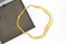 Sonnenstrahlen Damen Goldkette 18 Karat - 45 cm