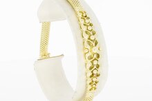 Geflochtenes Damen Goldarmband - 19,5 cm