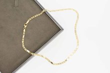 Falkenauge Damenhalskette 585 Gold - 42,7 cm