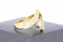 14 Karat geschwungene Goldring - 16,6 mm