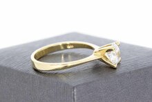 Saphir Ring Damen 14 Karat Gold - 18.2 mm