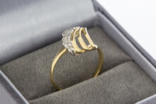 Damen Diamantring 14 Karat Gold - 16,8 mm