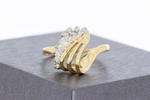 Damen Diamantring 14 Karat Gold - 16,8 mm