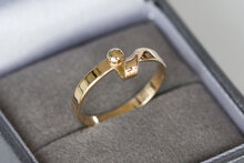 14 Karat Damen Gold Ring - 17,7 mm