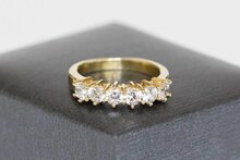 18 Karat Gold Damen Topas Ring - 15,6 mm