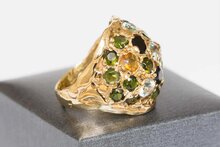 585 Damen Ring mit Edelsteinen - 19,6 mm