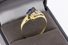 585 Gold Edelstein Damen Ring - 19,2 mm