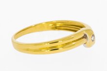 18 Karat Diamant Ring Damen - 17,2 mm