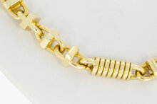 14 Karat gelbgold Monte Carlo Konigskette - 64 cm