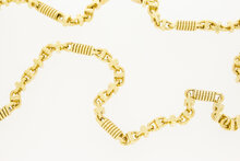 14 Karat gelbgold Monte Carlo Konigskette - 64 cm