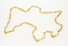 14 Karat gelbgold Monte Carlo Konigskette - 64 cm