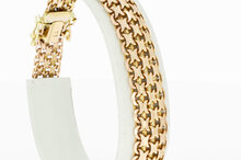 14 Karat Gold breites Armband - 19,8 cm