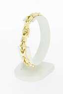 14 Karat gelb Goldene Armband - 18,9 cm