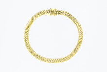 Panzer Armband 14 Karat Gold - 20,6 cm