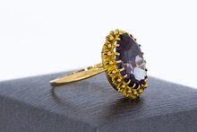 Amethyst-Ring 14 Karat Gold - 19 mm