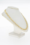 14 Karat Gold bicolor Ankerkette - 65,1 cm