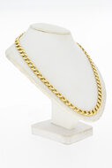 18 Karaat gouden ''open'' Gourmet ketting - 61,3 cm