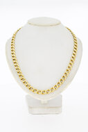 18 Karaat gouden ''open'' Gourmet ketting - 61,3 cm