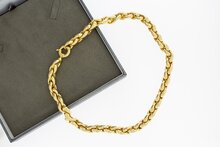 Ankerkette 18 Karat Gelbgold - 47,6 cm