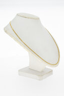 Gourmet schakelketting 14 Karaat - 52,6 cm