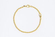 Anker Armband 18 Karat Gold - 19,5 cm