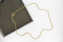 18 Karat Gold Barrenhalskette - 61,5 cm