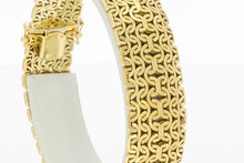 Breites Vintage Gliederarmband 585 - 19,4 cm