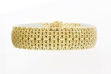 Breites Vintage Gliederarmband 585 - 19,4 cm