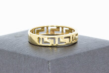 Vintage ring 14 karaat goud - 20 mm