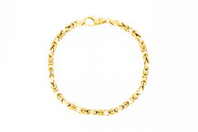 Byzantinisches 585 Gold Herrenarmband - 24,2