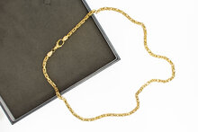 Byzantinischen 585 Goldkette - 52,1 cm