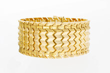 Breites Goldarmband 18 Karat - 19,6 mm