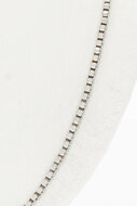 Venezianer Kette aus 18 Karat Wei&szlig;gold - 54,9 cm