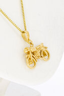 Motorradanh&auml;nger 18 Karat Gold - 19,4 mm