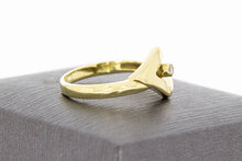 Diamantring 14 Karat Gold - 18,1 mm