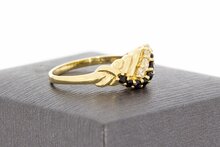 Saphirring Damen 14 Karat Gold - 17,9 mm