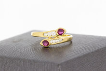 Edelstein Damen Goldring 585 - 15,9 mm