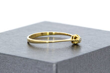 Diamant Solit&auml;rring 14 Karat Gold - 16,3 mm