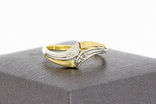 14 Karat Gold Diamant Ring - 17,4 mm