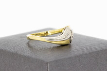 14 Karat Gold Diamant Ring - 17,4 mm