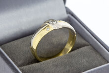 Diamant Ring 14 Karat Gold - 18,9 mm